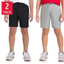 Champion Youth 2 Pack Shorts Athletic Gym Training Casual Kids Shorts