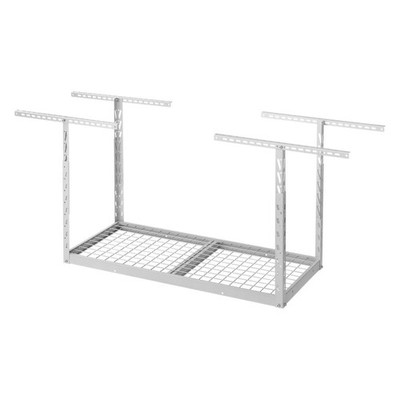 GLADIATOR OVERHEAD GEARLOFT STORAGE RACK 2 X 4 GALS24M1 HAMMERED WHITE