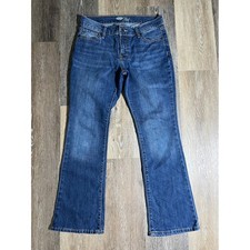Old Navy The Flirt Jeans Women 6 Short Blue Excellent Bootcut Stretch Denim