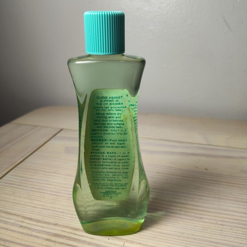 NOS Vtg 1970’s Alpha Keri BATH OIL 16 oz Unused Movie Prop vintage collection - Picture 3 of 4