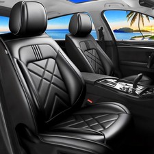 Santa Fe Car Seat Covers Fit for Hyundai Santa Fe 2007-2026 Black  Full Set ...