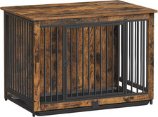 Dog Crate Furniture, 38 Inches Dog Kennel for Dogs up to 70 Lb, with Removable T