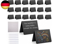 Mini Kreidetafel Set, 20 StüCk Kreidetafel Kleine Tafeln Zum Beschriften,