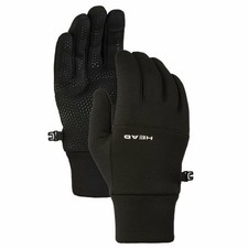 Head Men's Ultrafit Touchscreen Running Gloves Black XL Silicone Grip Palm
