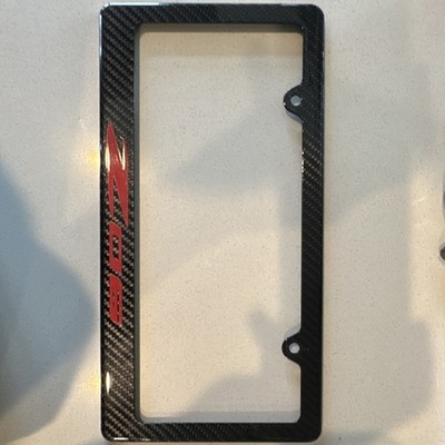 Corvette ZO6 100% Real Carbon Fiber License Plate Frame