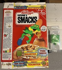 1991 Kellogg’s Honey Smacks Cereal Box With Prize