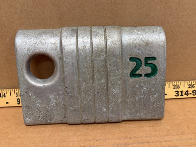 Antique Slot Machine Parts - Mills High Top 25 Cent Quarter Denominator Trim