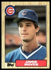 Jamie Moyer 1987 Topps #227 Chicago Cubs MLB READ FREE SHIPPING AutographDen