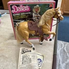 1980 Mattel Dallas Barbie Doll's Golden Palomino Horse #3312 Vintage READ