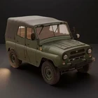 Off Road UAZ Model 1:12