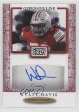 2021 Sage Premier Draft Auto Red Wyatt Davis #A10 Auto fm0