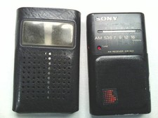 SONY ICR-S22 AM Pocket Radio, Made in Japan, Working Condition japan
