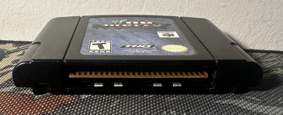 WWF No Mercy (Nintendo 64, 2000) Authentic Tested N64 Game Cartridge - Image 4 of 4