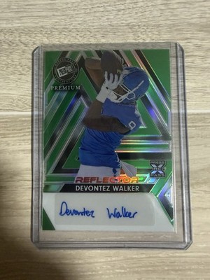 Leaf 2024 Press Pass Premium Devontez Walker RC Auto BA-DW2 Green /3 Tar