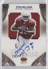 2011 Crown Royale Rookie Silhouette Signatures Blue 27/50 Ryan Williams Auto 0s3