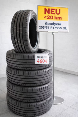 4x Goodyear 205/55 R17 95V XL Sommer ReifenEfficientGrip Performance 2   20 km