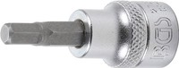 "Bgs BIT-EINSATZ, Antrieb Innenvierkant 10 Mm (3/8\"), Innensechskant 7/32\""