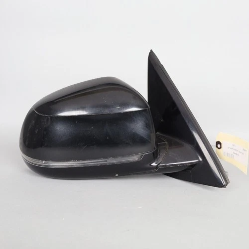 2014-2016 BMW X5 Left Door Mirror 51167364002 Black Sapphire OEM Used