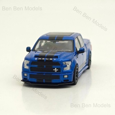 Funny Model 1/64 SHELBY F-150 Shelby Super Snake Pickup Blue