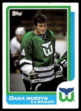 1986-87 Topps DANA MURZYN #58 Hartford Whalers Rookie RC