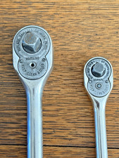 Lot of 2 ARMSTRONG TOOLS 11-903 3/8 "DRIVE & 12-903 1/2"  RACHET MADE IN USA