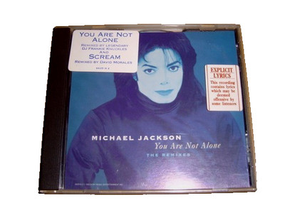 MICHAEL JACKSON You Are Not Alone the Remixes RARE Australian 5 track CD Single