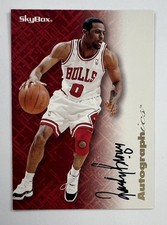 1996 Skybox Autographics Randy Brown Auto AR137