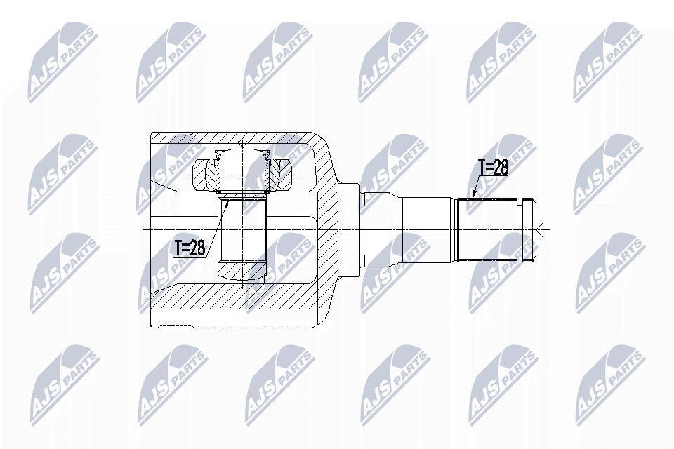 Hardy Disc, Longitudinal Wave Shaft Fits for Volvo S60II/V60 1.6 T3/T4 10-15 - Image 4
