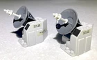 G.I. Joe 1985 USS U.S.S. Flagg Set of 2 Missile Control Bases, Radars, Antennas