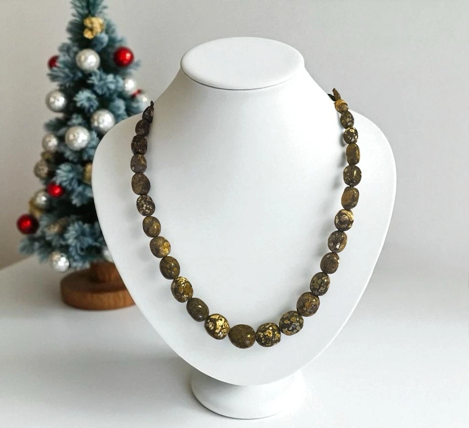 NUEVO Collar Jay King DTR 925 Plata de Ley Graduada Jaspe Cuentas Foto 3 de 4