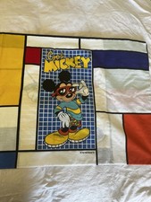 Cool Mickey Mouse Disney Twin Bed Sheet Set: Base, Top Pillowcase