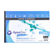 Daler-Rowney Aquafine Smooth Hot Pressed 300Gsm Watercolour & Gouache A4 Paper P