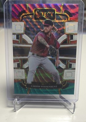 2024 Panini Select - Concourse Carson Whisenhunt #91 Tri-Color Prizm (RC)