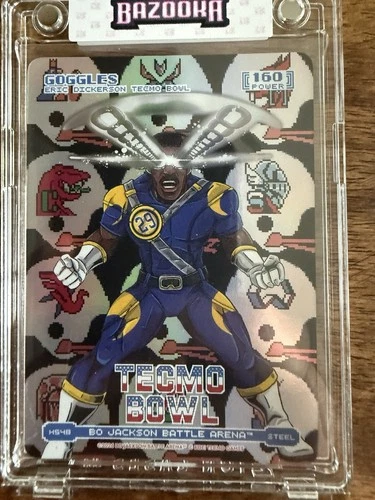 Bo Jackson Battle Arena Tecmo Bowl Goggles Steel Helmets Power 160 - H548