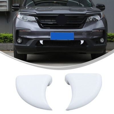 ABS Front Grille White Fang Garnish Trim Cover For Honda Pilot 2016-2022