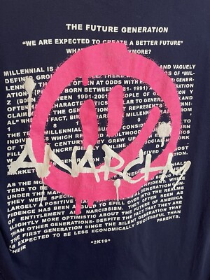Anarchy 2019 The Future Generation T-Shirt Adult 2XL Blue