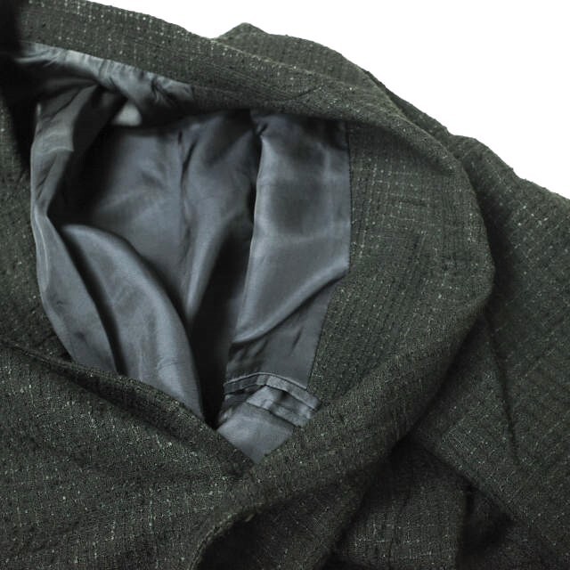 URU 23SS Japan FANCY TWEED 3 BUTTON JACKET 23SFT01 1 BLACK 3B 