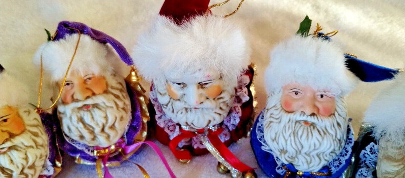 Santa Claus Christmas ornaments Santa Claus tree ornaments collection