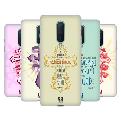 HEAD CASE DESIGNS VERSE IN CROSS SOFT GEL CASE FOR GOOGLE ONEPLUS PHONES