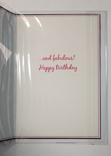 Pictura 40th Birthday Card Original Packaging Greeting Card Forty FABULOUS ! - Picture 2 of 3