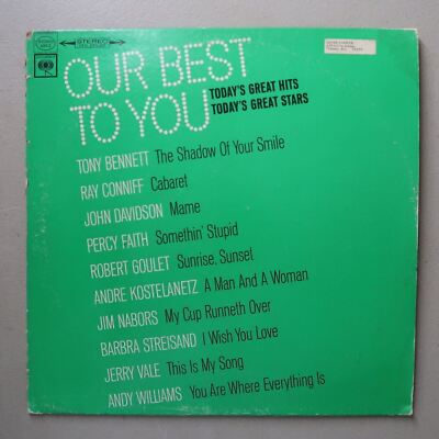 Our Best to You Vinyl LP Columbia VG 56