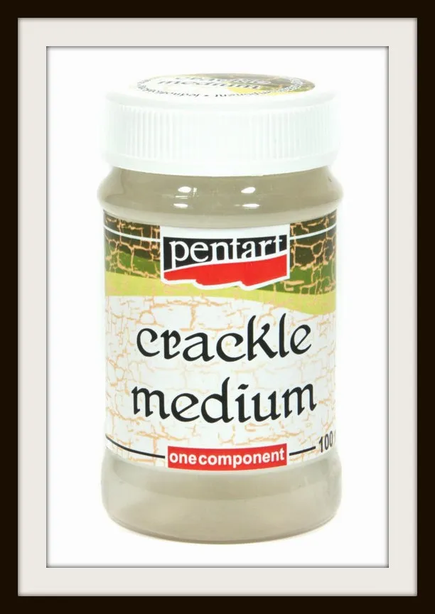CRACKLE MEDIUM one Component 100 ml / DECOUPAGE / CRAFT/ WATER