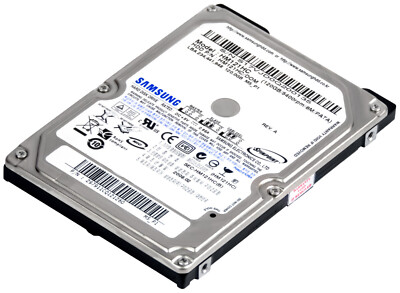 FESTPLATTE SAMSUNG SPINPOINT M80 HM121HC 120GB 5400U/min 8MB ATA 2.5''