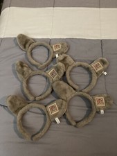 5 Great Wolf Lodge Gray Headband With Ears Party Favor Souvenir Kids New Openbox