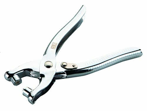 ALYCO 170894 - Juego remachadora de ojetes y sacabocados de 4 mm con 100 (m5l)