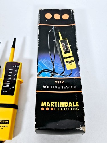 Martindale VT12 Two Pole Voltage and Continuity Tester, Yellow Electrical Test - Picture 16 of 22