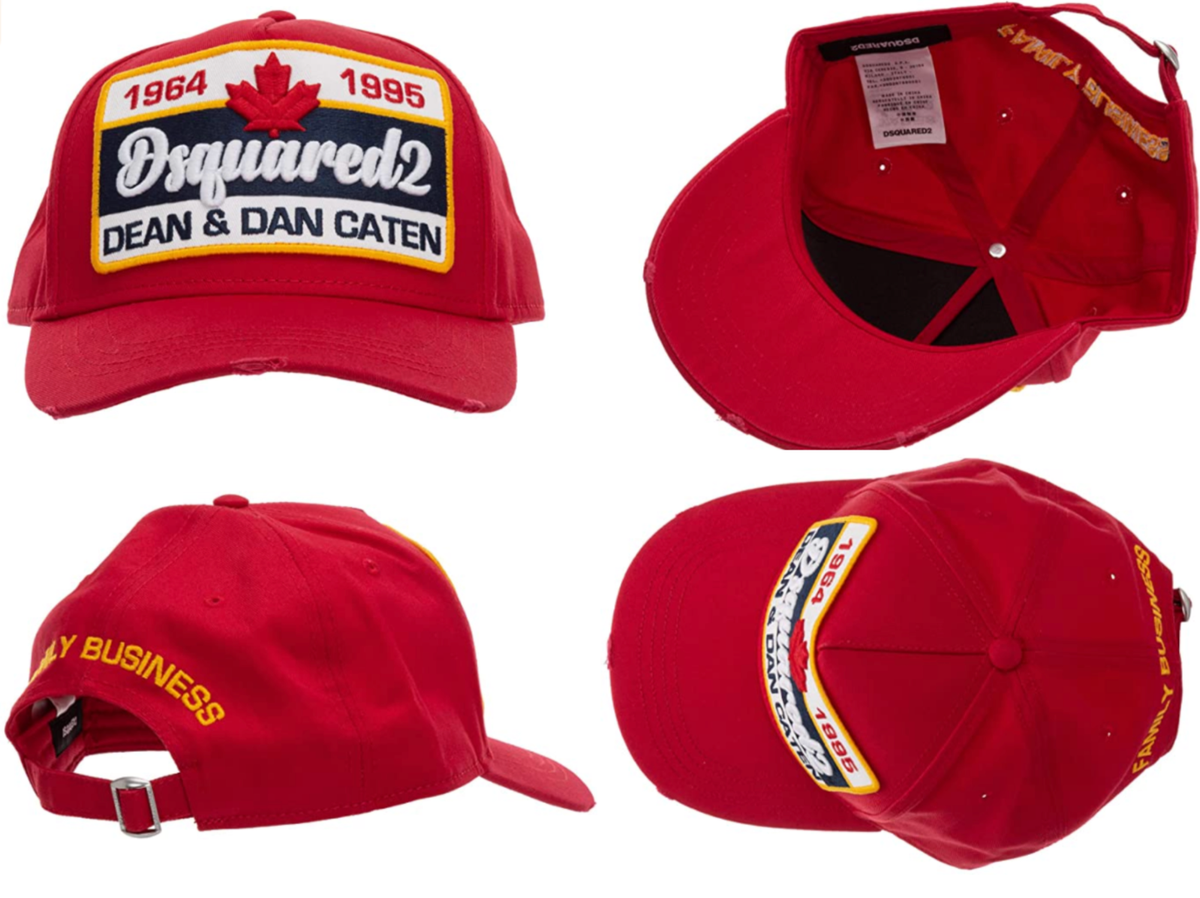 【DSQUARED2】 MAIN Patch Baseball Cap Amazon.com: DSQUARED2 Multicoloured Multi Logo Patch