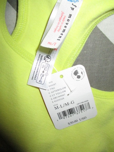 Nuevo con etiquetas Sujetador deportivo Free People Movement Every Single Time Longline en amarillo M/L - Imagen 4 de 4