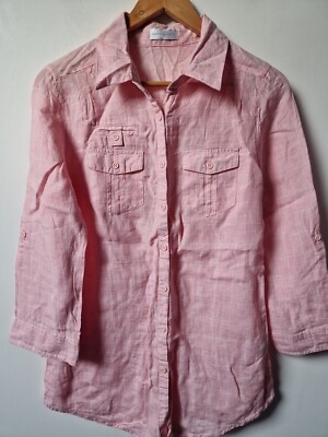 Cache Cache Limen Kariert Longline Rosa Bluse Top Gr 3 12
