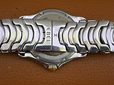 AUTHE EBEL DRESS WAVE E6187942 STAINLESS STEEL SOLID 18K GOLD